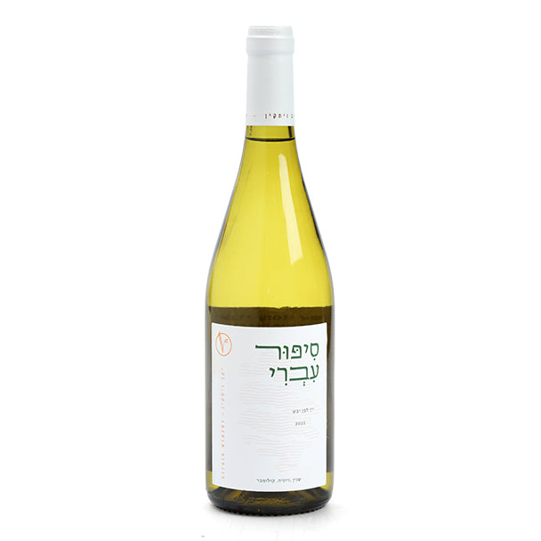 בקבוק יין מסדרת סיפור עברי לבן מיקב ויתקין