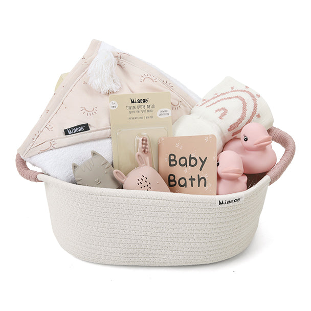מארז לאם ולתינוק Bath Time ורוד