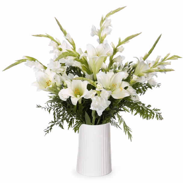 A bouquet of white days